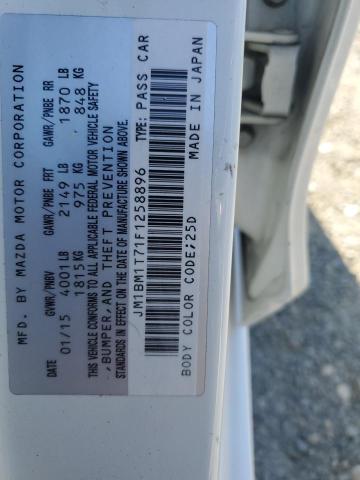JM1BM1T71F1258896 - 2015 MAZDA 3 SV WHITE photo 13