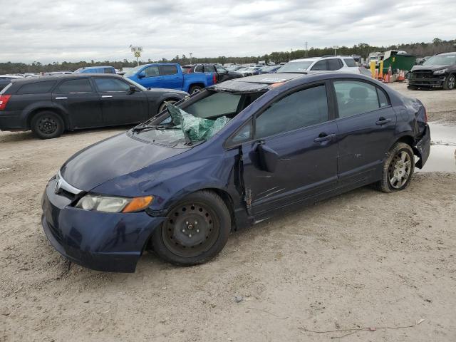 1HGFA169X8L051505 - 2008 HONDA CIVIC EXL BLUE photo 1
