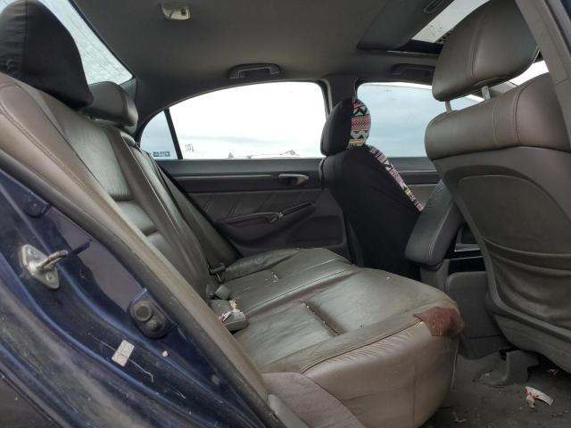 1HGFA169X8L051505 - 2008 HONDA CIVIC EXL BLUE photo 10