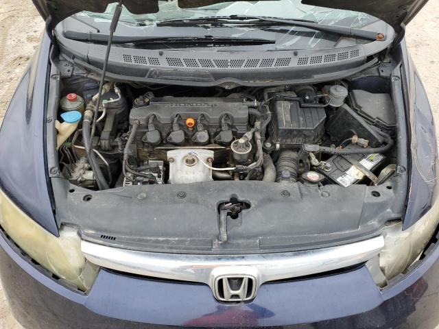 1HGFA169X8L051505 - 2008 HONDA CIVIC EXL BLUE photo 11