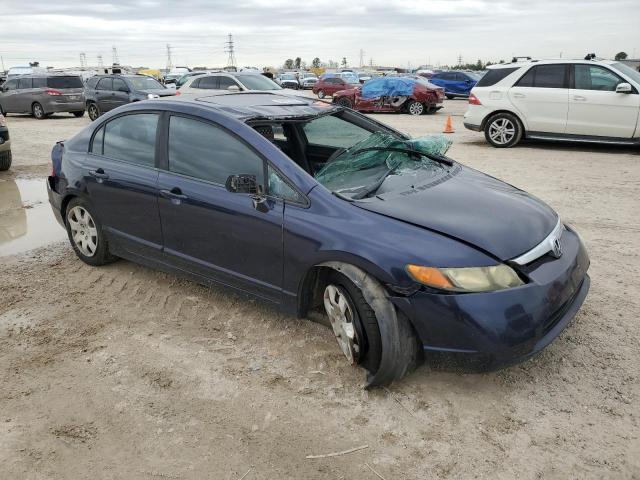 1HGFA169X8L051505 - 2008 HONDA CIVIC EXL BLUE photo 4