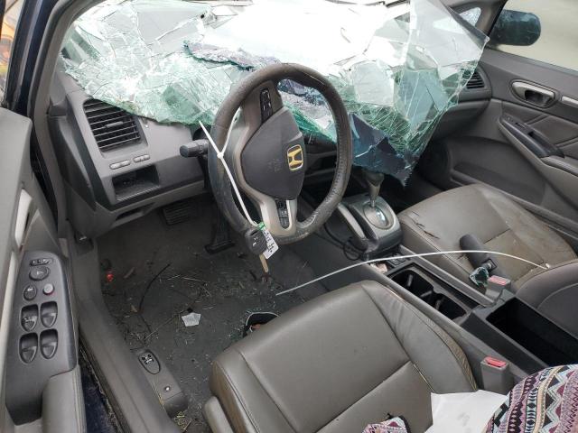 1HGFA169X8L051505 - 2008 HONDA CIVIC EXL BLUE photo 8