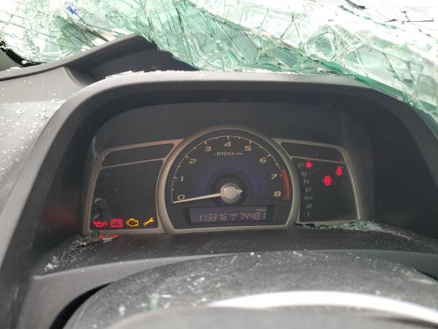 1HGFA169X8L051505 - 2008 HONDA CIVIC EXL BLUE photo 9