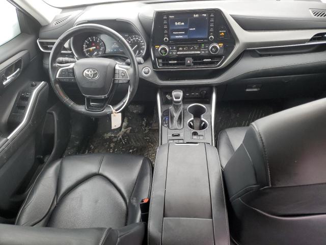 5TDGZRBH5MS554889 - 2021 TOYOTA HIGHLANDER XLE 蓝色 照片 8