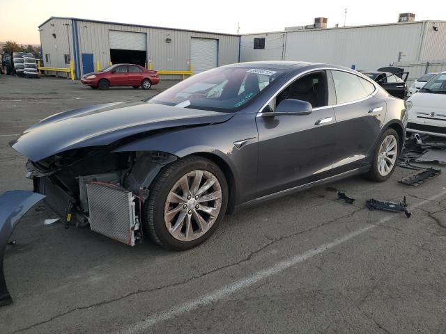 5YJSA1E26HF186629 - 2017 TESLA MODEL S GRAY photo 1