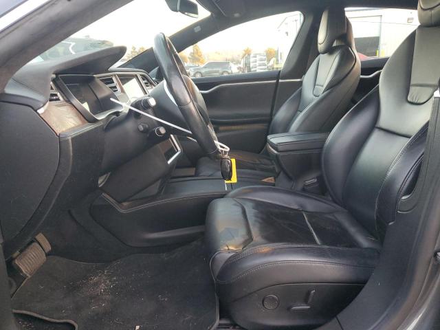 5YJSA1E26HF186629 - 2017 TESLA MODEL S GRAY photo 7