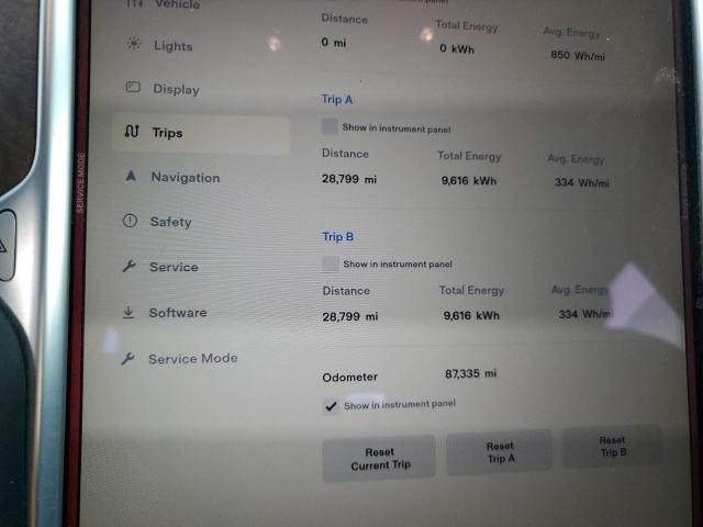 5YJSA1E26HF186629 - 2017 TESLA MODEL S GRAY photo 9