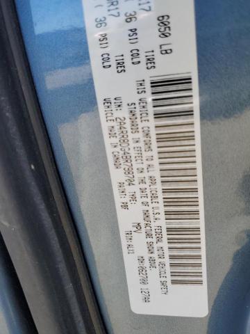 2A4RR8DG4BR798704 - 2011 CHRYSLER TOWN & COU TOURING L BLUE photo 13