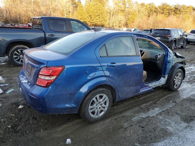 1G1JB5SG0H4166294 - 2017 CHEVROLET SONIC LS 蓝色 照片 3