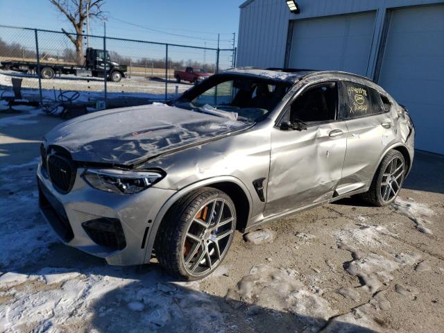 5YMUJ0C02LLU67361 - 2020 BMW X4 M COMPETITION SILVER photo 1