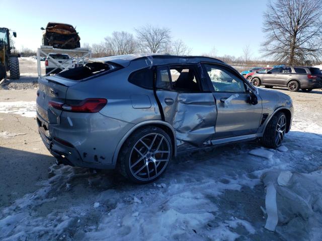5YMUJ0C02LLU67361 - 2020 BMW X4 M COMPETITION SILVER photo 3