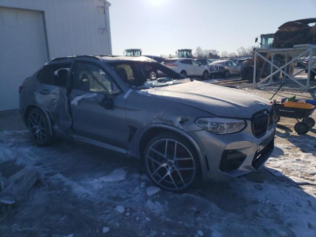 5YMUJ0C02LLU67361 - 2020 BMW X4 M COMPETITION SILVER photo 4