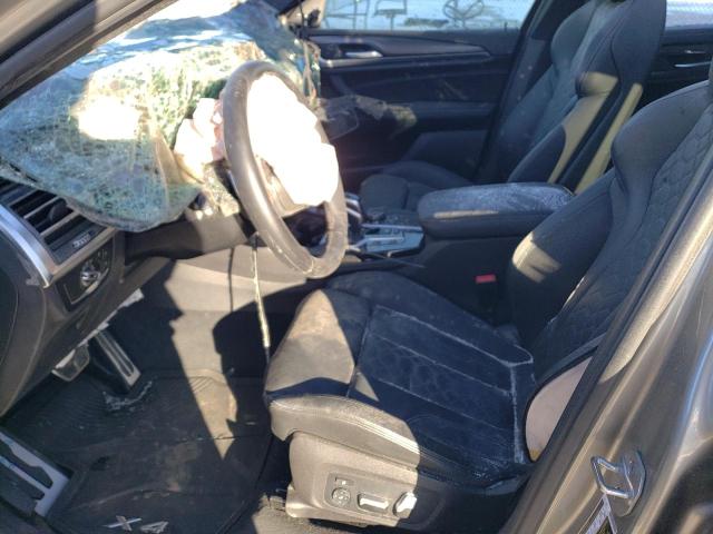 5YMUJ0C02LLU67361 - 2020 BMW X4 M COMPETITION SILVER photo 7