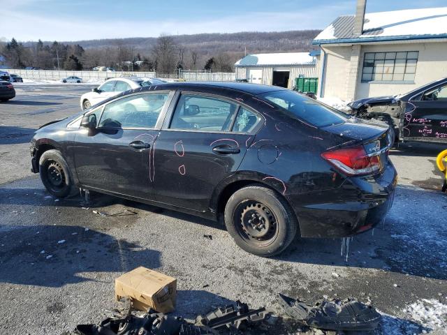 19XFB2F57EE264544 - 2014 HONDA CIVIC LX BLACK photo 2