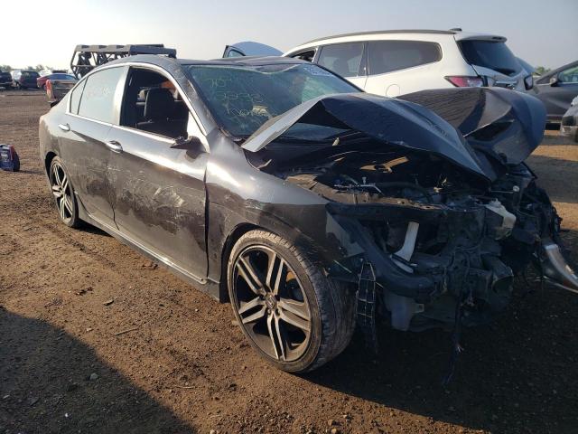 1HGCR2F5XGA093410 - 2016 HONDA ACCORD SPORT შავი ფოტო 4