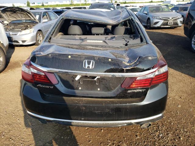 1HGCR2F5XGA093410 - 2016 HONDA ACCORD SPORT შავი ფოტო 6