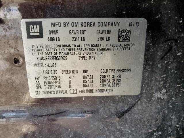 KL4CJFSB2EB580627 - 2014 BUICK ENCORE CONVENIENCE 棕色 照片 13