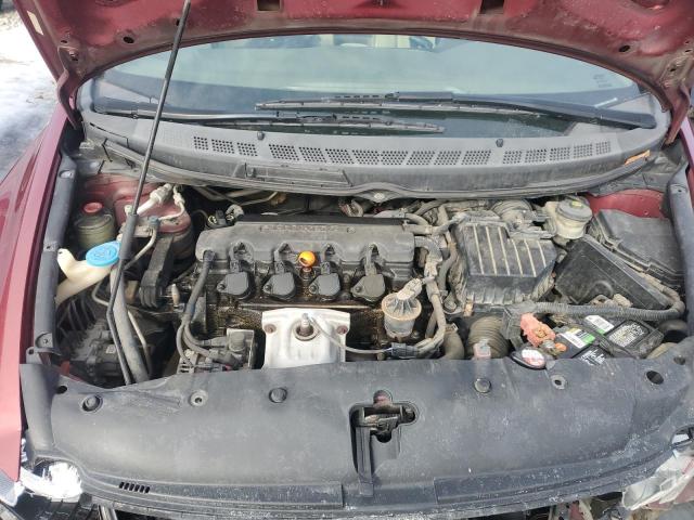 1HGFA16846L068188 - 2006 HONDA CIVIC EX MAROON photo 11