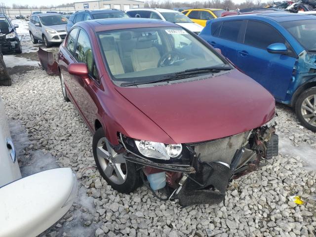 1HGFA16846L068188 - 2006 HONDA CIVIC EX MAROON photo 4