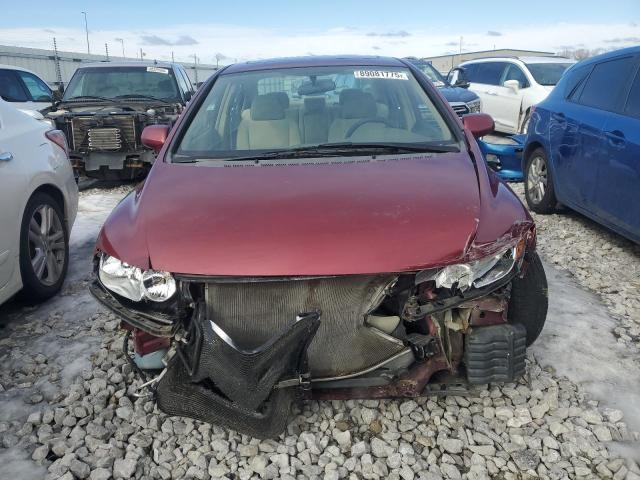 1HGFA16846L068188 - 2006 HONDA CIVIC EX MAROON photo 5