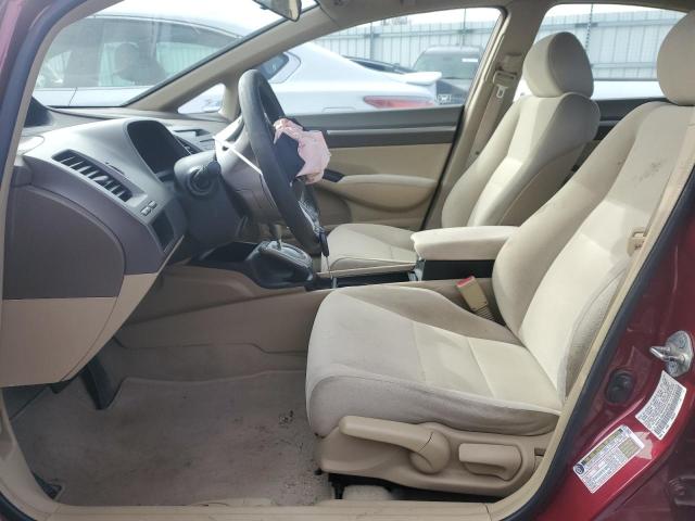 1HGFA16846L068188 - 2006 HONDA CIVIC EX MAROON photo 7