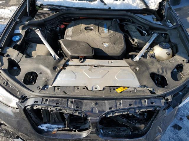 5UXTS1C04M9G91139 - 2021 BMW X3 XDRIVE30E BLACK photo 12