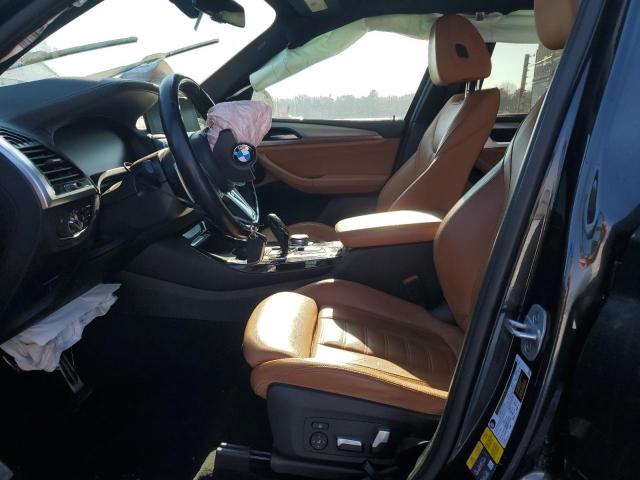 5UXTS1C04M9G91139 - 2021 BMW X3 XDRIVE30E BLACK photo 7