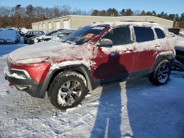 1C4PJMBS0EW291671 - 2014 JEEP CHEROKEE TRAILHAWK RED photo 1