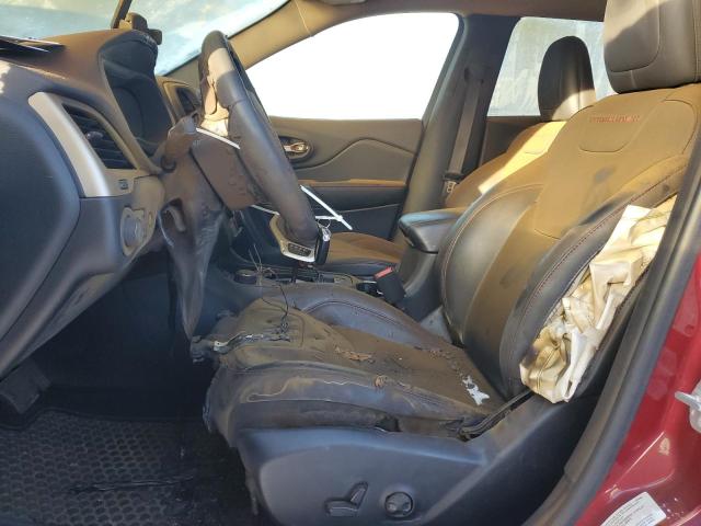 1C4PJMBS0EW291671 - 2014 JEEP CHEROKEE TRAILHAWK RED photo 7