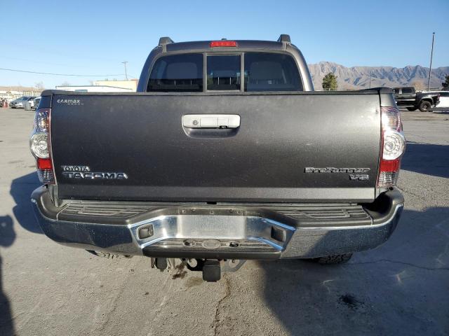 5TFJU4GN3BX006290 - 2011 TOYOTA TACOMA DOUBLE CAB PRERUNNER GRAY photo 6
