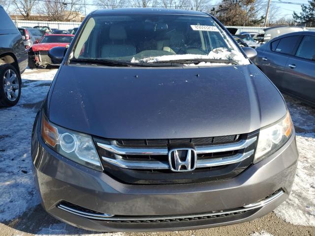 5FNRL5H66GB150551 - 2016 HONDA ODYSSEY EXL GRAY photo 5