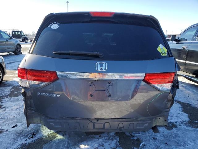 5FNRL5H66GB150551 - 2016 HONDA ODYSSEY EXL GRAY photo 6