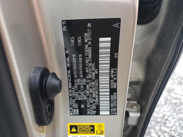 5TDKKRFH4FS114013 - 2015 TOYOTA HIGHLANDER XLE 米色 照片 13