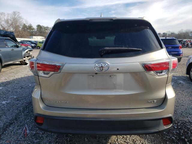 5TDKKRFH4FS114013 - 2015 TOYOTA HIGHLANDER XLE 米色 照片 6