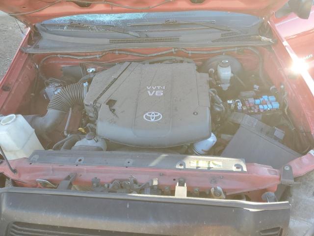 5TEJU62N68Z503418 - 2008 TOYOTA TACOMA DOUBLE CAB PRERUNNER RED photo 11