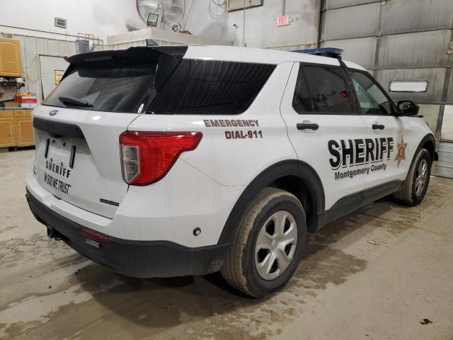 1FM5K8AB7RGA02908 - 2024 FORD EXPLORER POLICE INTERCEPTOR 白色 照片 3