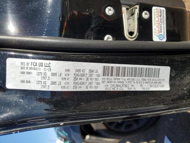 1C4PJMBX4LD570612 - 2020 JEEP CHEROKEE TRAILHAWK BLACK photo 13