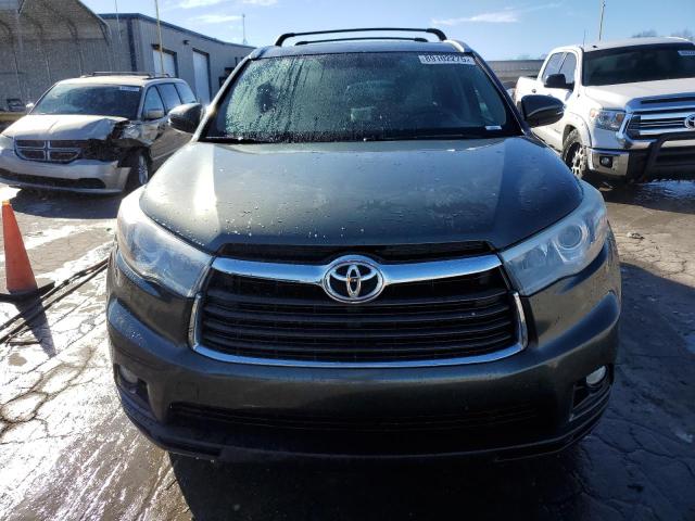 5TDJKRFH8GS280743 - 2016 TOYOTA HIGHLANDER XLE 绿色 照片 5