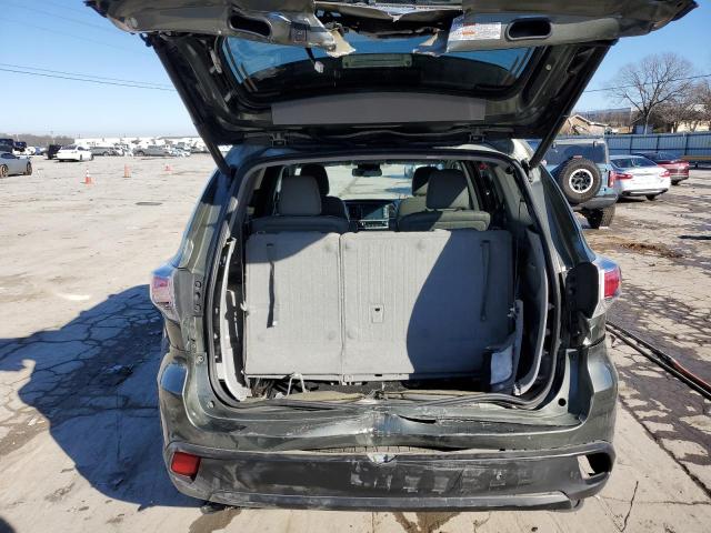 5TDJKRFH8GS280743 - 2016 TOYOTA HIGHLANDER XLE 绿色 照片 6