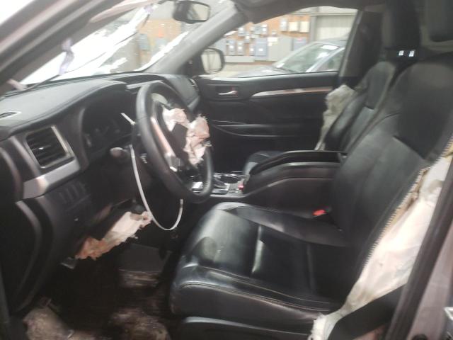 5TDJKRFH5GS315545 - 2016 TOYOTA HIGHLANDER XLE SILVER photo 7