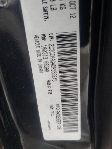 2C3CCAAG4DH553245 - 2013 CHRYSLER 300 BLACK photo 12