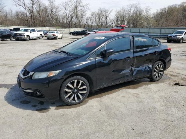 19XFB2F95EE017090 - 2014 HONDA CIVIC EXL BLACK photo 1
