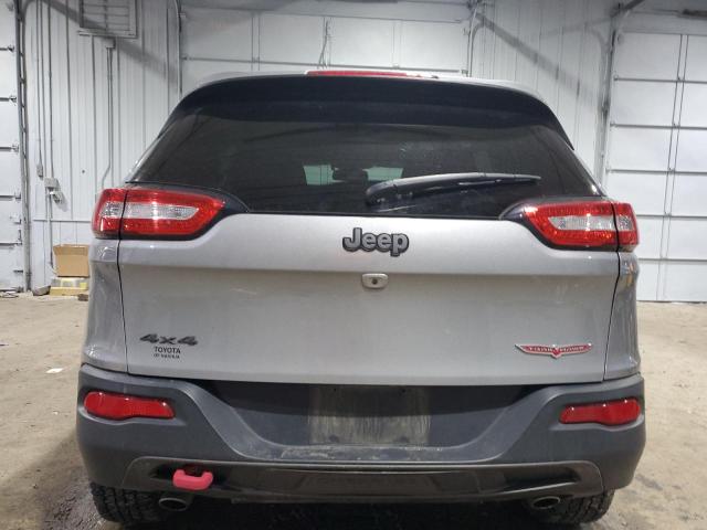 1C4PJMBSXGW211568 - 2016 JEEP CHEROKEE TRAILHAWK SILVER photo 6