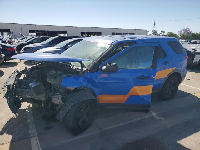 1FM5K8ARXDGC31508 - 2013 FORD EXPLORER POLICE INTERCEPTOR BLUE photo 1