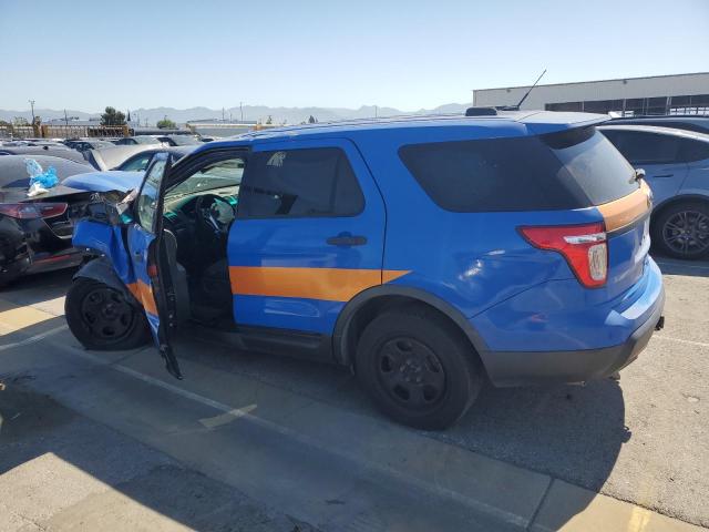 1FM5K8ARXDGC31508 - 2013 FORD EXPLORER POLICE INTERCEPTOR BLUE photo 2