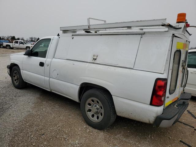 1GCEC14X87Z145870 - 2007 CHEVROLET SILVERADO C1500 CLASSIC WHITE photo 2