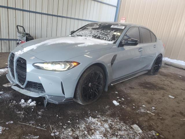 WBS43AY04PFN47162 - 2023 BMW M3 COMPETITION BLUE photo 1