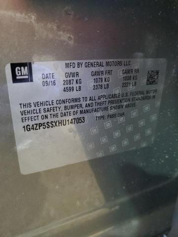 1G4ZP5SSXHU147053 - 2017 BUICK LACROSSE ESSENCE Qəhvəyi foto 12