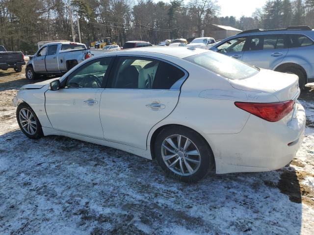 JN1BV7AP4EM678235 - 2014 INFINITI Q50 BASE WHITE photo 2