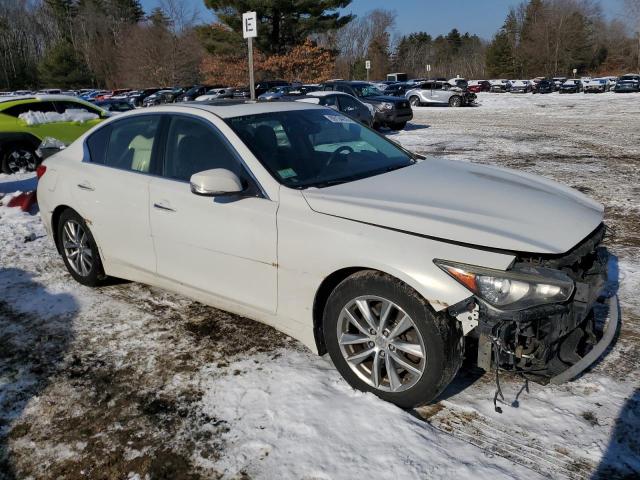 JN1BV7AP4EM678235 - 2014 INFINITI Q50 BASE WHITE photo 4